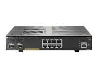 HPE Aruba Networking 2930F 8G PoE+ 2SFP+ Géré L3 Gigabit Ethernet (10/100/1000) Connexion Ethernet, supportant l'alimentation via ce port (PoE) 1U Gris