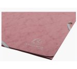 Chemise 3 rabats exacompta skandi a4 carte lustree 400gr fermeture elastique coloris   assortis