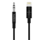 Cable de audio Belkin AV10172BT03-BLK, Macho, 3,5mm, Macho, 0,9 m, Negro