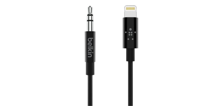 Cable de audio Belkin AV10172BT03-BLK, Macho, 3,5mm, Macho, 0,9 m, Negro