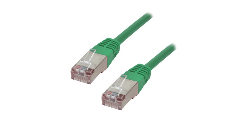 MCL Cable RJ45 Cat5E 2.0 m Green câble de réseau Vert 2 m F/UTP (FTP)