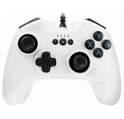 NACON PCGC-100WHITE mando y volante Blanco USB Gamepad Analógico/Digital PC