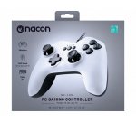 NACON PCGC-100WHITE mando y volante Blanco USB Gamepad Analógico/Digital PC