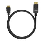 Vision TC 2MDPHDMI8K/BL câble vidéo et adaptateur 2 m DisplayPort HDMI Noir