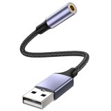 DLH DY-AD5460 câble audio 0,13 m USB Type-A Noir, Gris