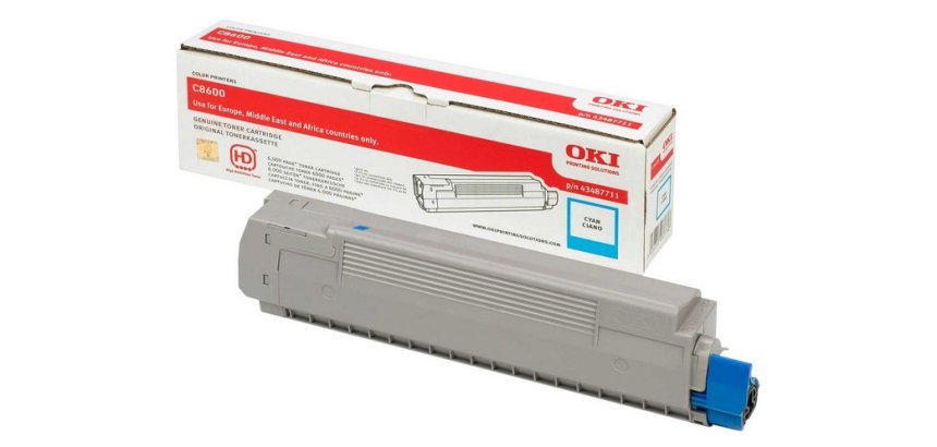 OKI 43487711 Cartouche de toner 1 pièce(s) Original Cyan