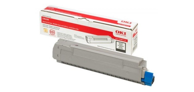 43487712 OKI C8600 Toner Black  6000Pages