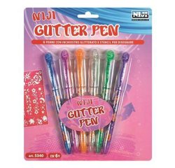 Niji 5340 gel pen Capped gel pen Multicolour 6 pc(s)
