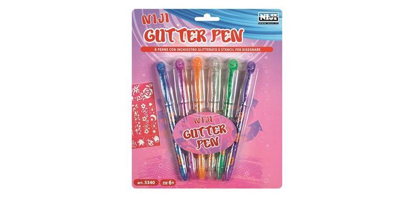 Niji 5340 gel pen Capped gel pen Multicolour 6 pc(s)