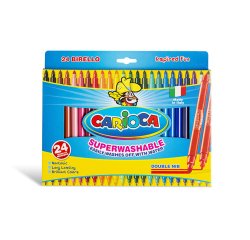 Carioca Birello felt pen Fine/Medium Multicolour 24 pc(s)