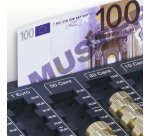 Casier à monnaie EUROBOARD L, (L)324 x (P)190 x (H)