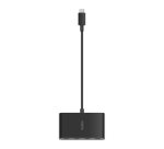 Belkin AVC018BTBK hub de interfaz USB Tipo C 10000 Mbit/s Negro