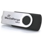 MediaRange MR1954 USB flash drive 128 GB USB Type-C 3.2 Gen 1 (3.1 Gen 1) Zwart, Zilver