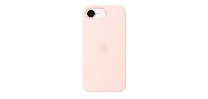 Apple Coque en silicone avec MagSafe pour iPhone 17e - Rose pastel
