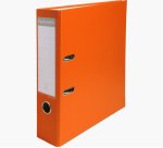 Classeur levier exacompta a4 polypropylène 22/10e dos 80mm coloris orange