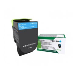 Lexmark X417 - à rendement élevé - cyan - original - cartouche de toner - LCCP, LRP