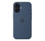 Apple Coque en silicone avec MagSafe pour iPhone 16 - Denim