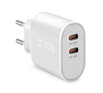 SBS Chargeur secteur Power Delivery 35 W 2x USB-C