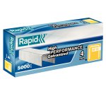 Agrafe Rapid 13/4 galvanisée - Boîte de 5000
