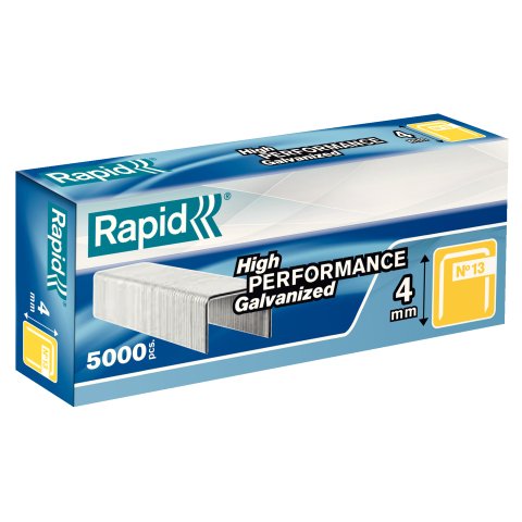 Grapas galvanizadas Rapid 13/4 - Caja de 5000