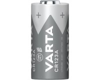 Varta LITHIUM Cylindrical CR123A, CR17345 (Batteria a celle rotonde, 3V) Blister da 1