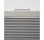 étui de cartes de visite chromé, argent brillant