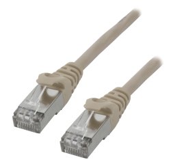 MCL 20m Cat6a S/FTP câble de réseau Gris S/FTP (S-STP)