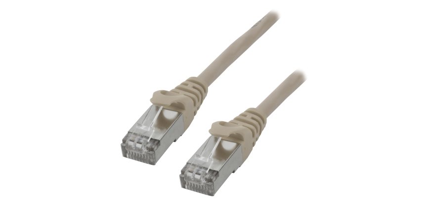 MCL 3m Cat6a S/FTP câble de réseau Gris S/FTP (S-STP) Rond