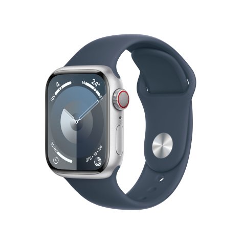 Apple Watch Series 9 41 mm Digitaal 352 x 430 Pixels Touchscreen 4G Zilver Wifi GPS