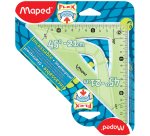 Équerre maped flex 45 degrés graduée 21cm incassable