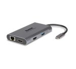 Hamlet HDKC-PD400H replicatore di porte e docking station per laptop Cablato USB 3.2 Gen 1 (3.1 Gen 1) Type-C Grigio