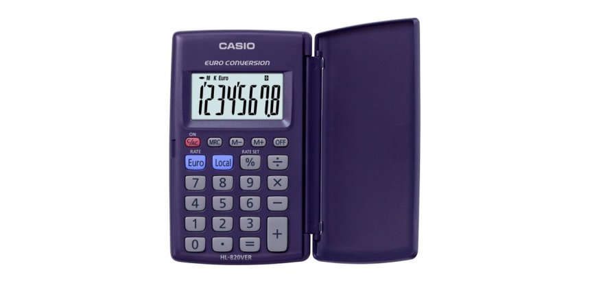 Casio HL-820VERA-WA-EP calculator Pocket Basic Blue