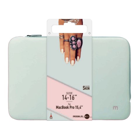 Funda para portátil Mobilis 049006 maletines 40,6 cm 16" Verde agua