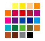 Crayons de couleur staedtler noris  187 triangulaires en   bois coloris assortis etui de 24