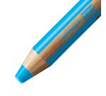 Crayon multi talents stabilo woody 3 in 1 cyan