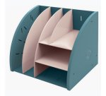 Organiseur de bureau The Organizer Skandi - Bleu Pacifique/Nude