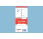 Bloc addition elve papier autocopiant 102x235mm 50 duplis avec numéro