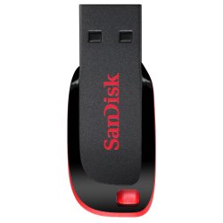 SanDisk Cruzer Blade unità flash USB 64 GB USB tipo A 2.0 Nero, Rosso