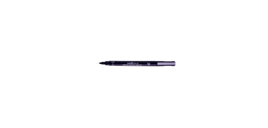 Feutre technique uniball pointes calibrees 0,05mm      encre noir trace net et       precis