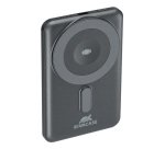 Rivacase VA2607 batteria portatile Polimeri di litio (LiPo) 5000 mAh Carica wireless Nero, Grigio