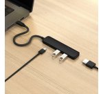 Satechi ST-P4SK hub & concentrateur USB Type-C 10000 Mbit/s Noir