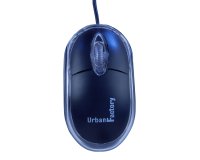 Urban Factory BDM02UF ratón Ambidextro USB tipo A Óptico 800 DPI