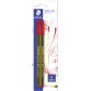 Staedtler Blister con 2 penne a sfera Noris rosso