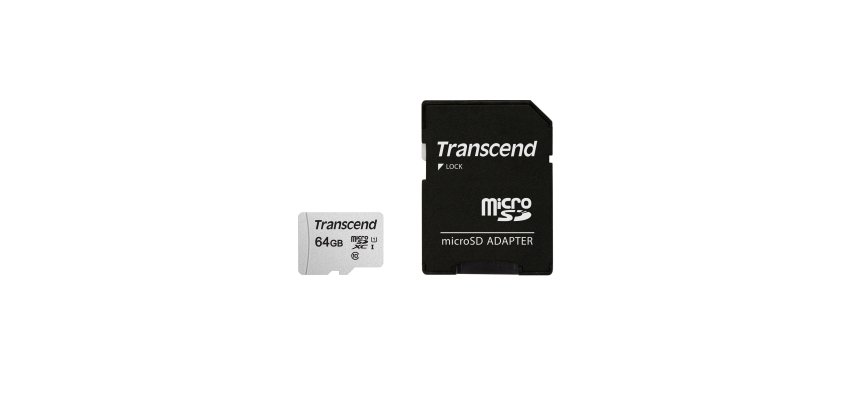Transcend microSD Card SDXC 300S 64GB with Adapter
