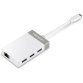 Trendnet TUC-ETGH3 base para portátil y replicador de puertos USB 3.2 Gen 1 (3.1 Gen 1) Type-C Gris, Blanco