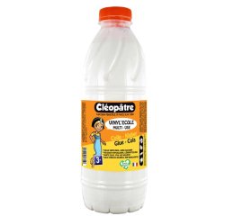 Colle blanche vinylique Cléopatre Vinyl'école - Flacon de 1 L