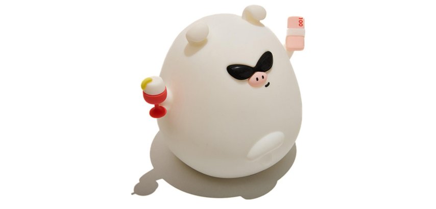 Muitomas SILLAMPPIGC decoration lighting Light decoration figure