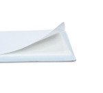 Bande metallique maul standard longueur 1m avec 4   aimants coloris blanc