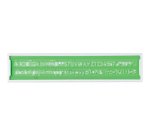 Normografo lettere e cifre Uni - 7mm - verde - Arda