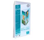 Porte-visuel exacompta triptyque acrylique dl        vertical coloris cristal